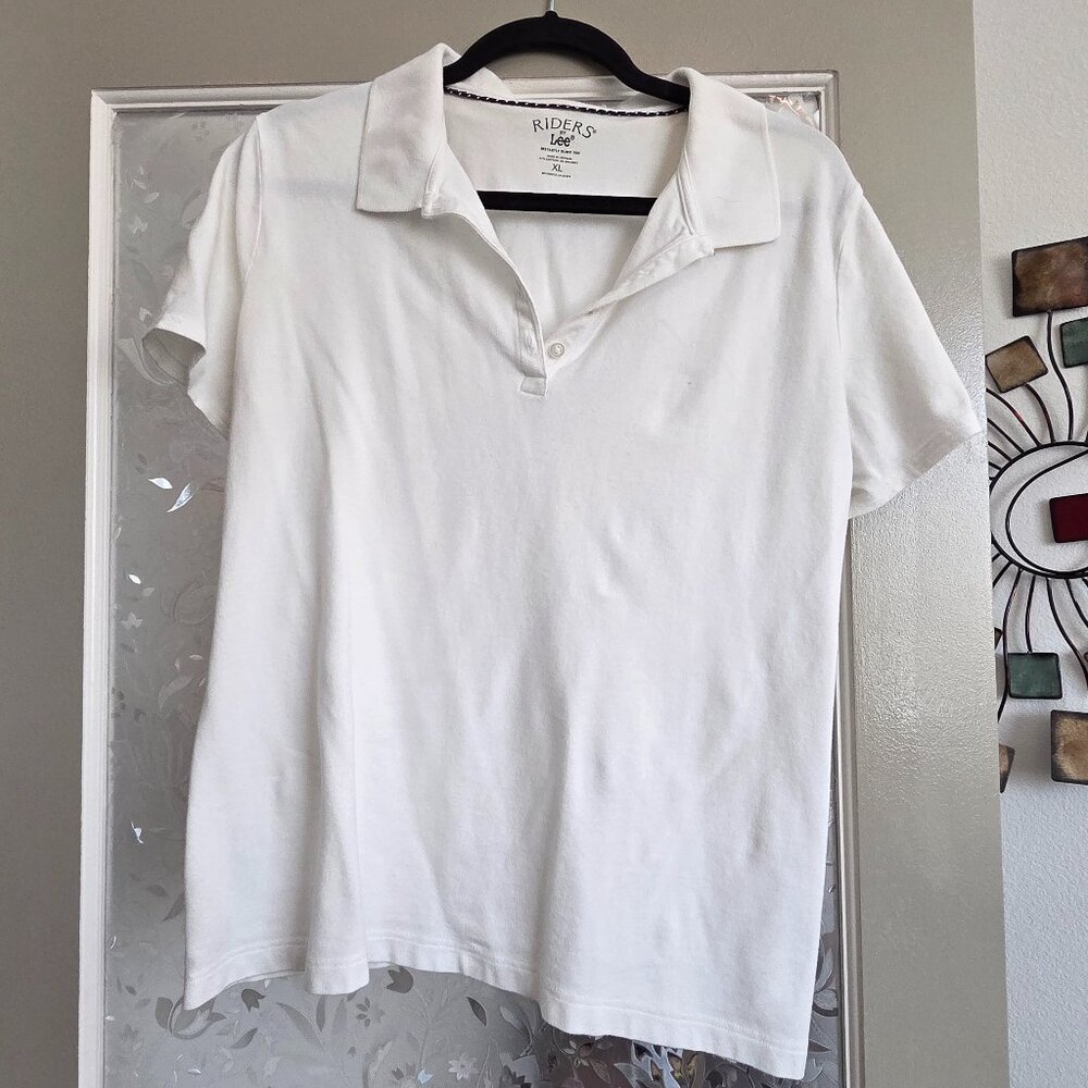 Riders by Lee Slimming Polo Shirt - Size XL